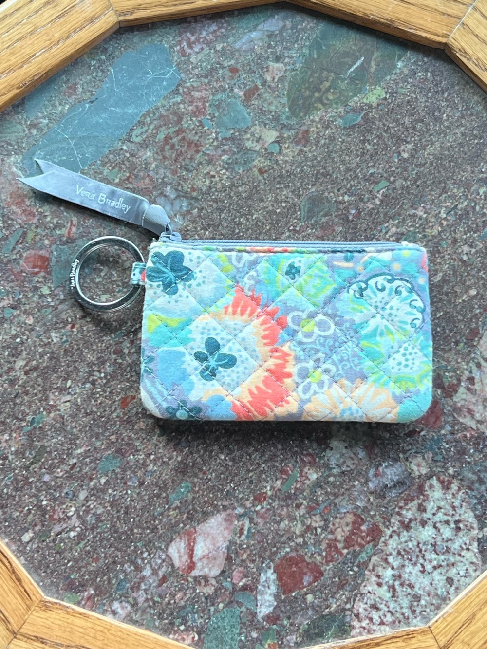 Vera Bradley Wallet Lanyard Zipped